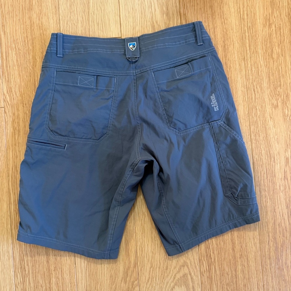 Kuhl Renegade Cargo Shorts Mens 32 dark gray Excellent Hiking Outdoor - Picture 2 of 9